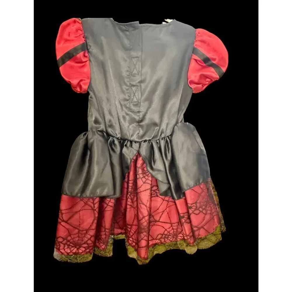 NWT Children’s Place Satin Spider Witch Halloween Costume Girls Sz. CS (4)